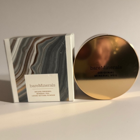 bareMinerals Deluxe Original Mineral Veil Loose Setting Powder  Ltd Ed F/S NIB! - Picture 8 of 14